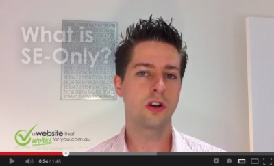 "SE-Only" What does it have to do with search engine optimisation?